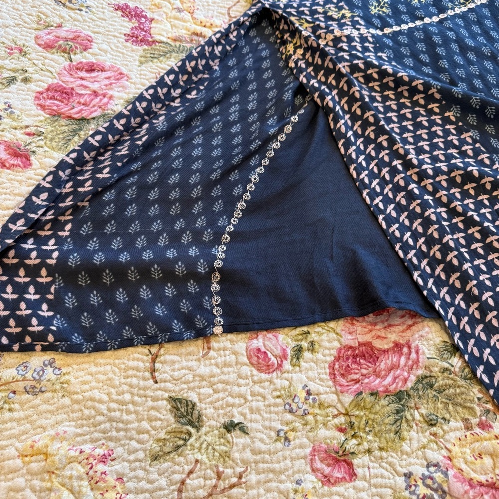 Lovestitch Pfeiffer Open Front Patchwork Lagenloo… - image 14